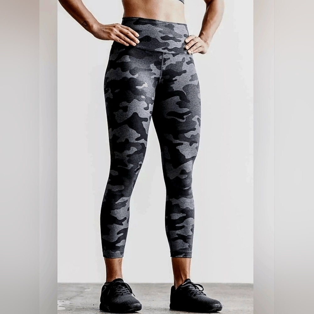 NOBULL Gray Camouflage Leggings